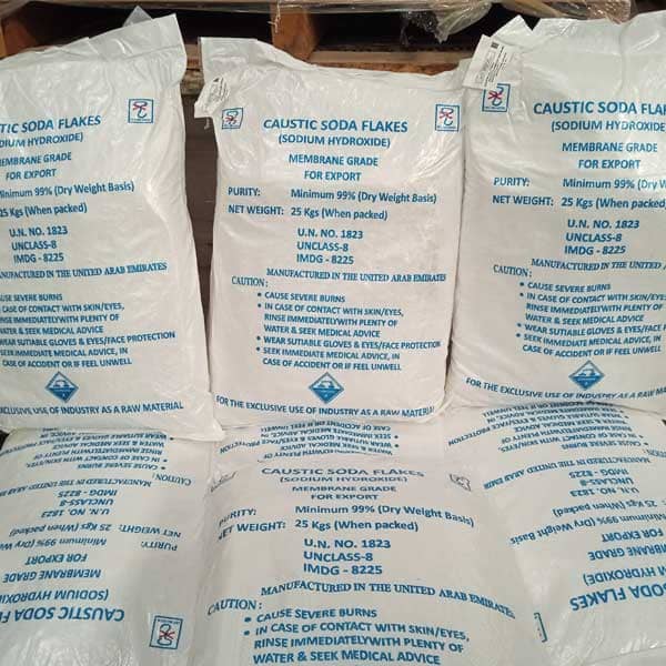 Caustic Soda Flakes / Prills Industrial Chemical Trader in Dubai UAE