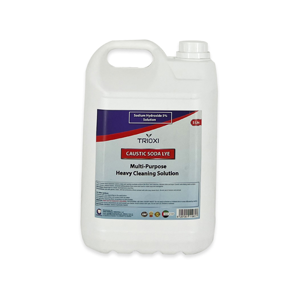 Trioxi Caustic Soda Solution 5% Multipurpose Heavy Cleaning Solution 5L