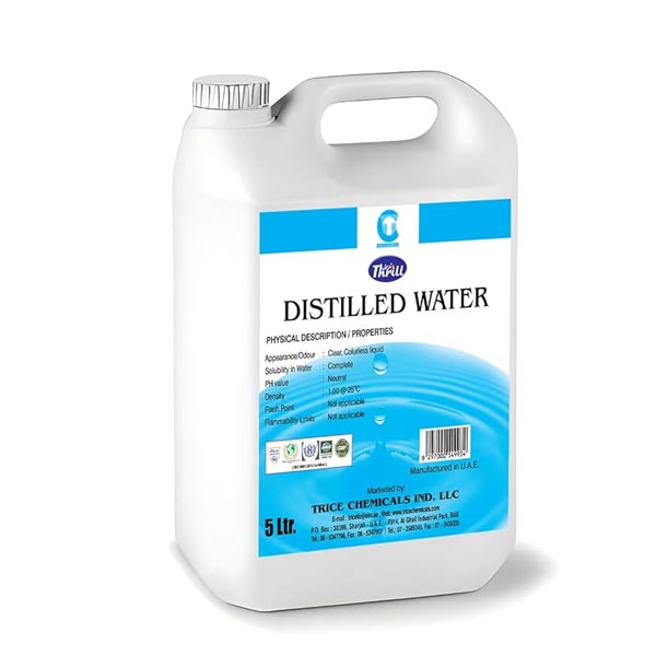 Thrill Distilled Water 5L Supplier in Dubai