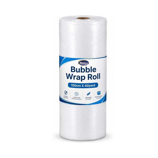 Thrill Jumbo Size Bubble Wrap Roll 150cm x 40 yard Price in Dubai