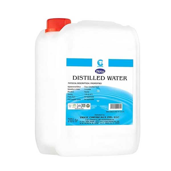 Thrill Distilled Water 20L Can Supplier in DUBAI