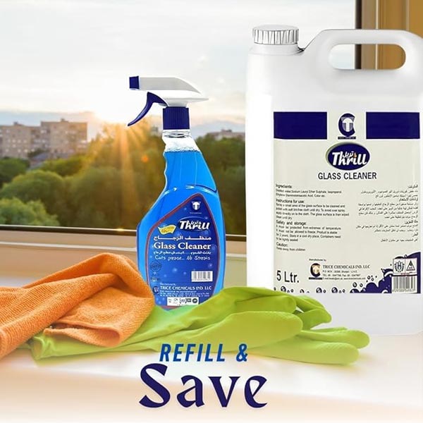 Thrill Professional Grade Glass Cleaner Supplier in Dubai