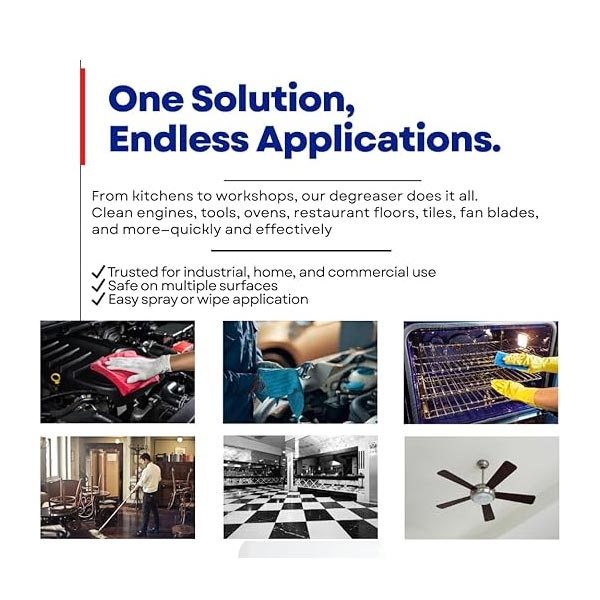 Thrill Tri D-Grease Heavy Duty Industrial Degreaser Spray 700ML