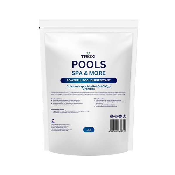 Trioxi Pool & Spa Chlorine Shock Treatment Supplier in Dubai UAE