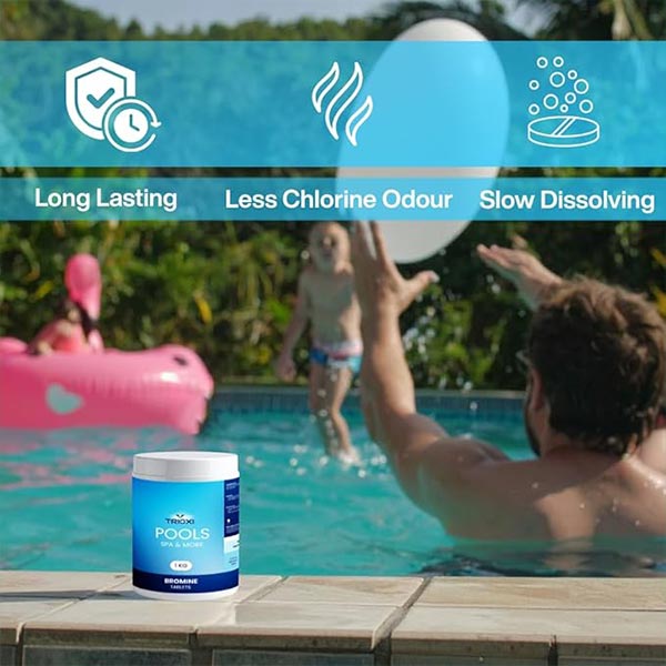 Trioxi Bromine Tablets for Hot Tubs, Spas & Pools