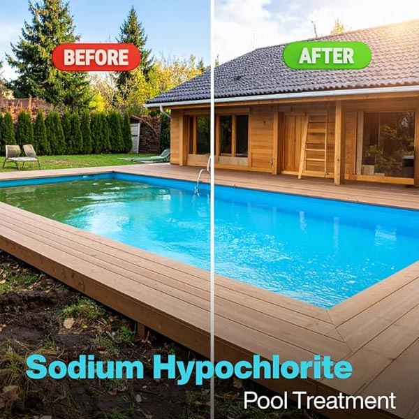 Trioxi Sodium Hypochlorite – Pool & Water Sanitizer, Disinfectant & Shock Treatment
