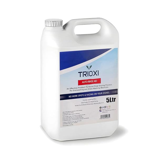 Trioxi Auto Rinse Aid Dishwasher Liquid 5 Liter Supplier in Dubai