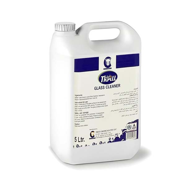 Thrill High Grade Streak Free Glass Cleaner 5L Supplier in Dubai