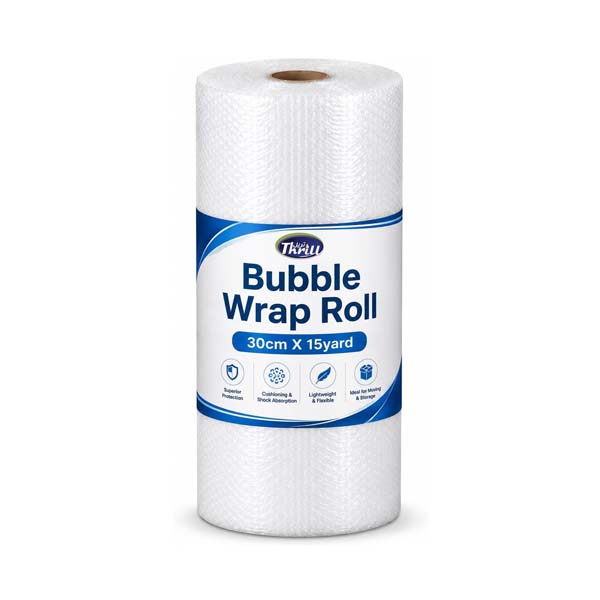 Thrill Small Size Bubble Wrap Roll 30cm x 15 yard Manufacturer in Dubai UAE