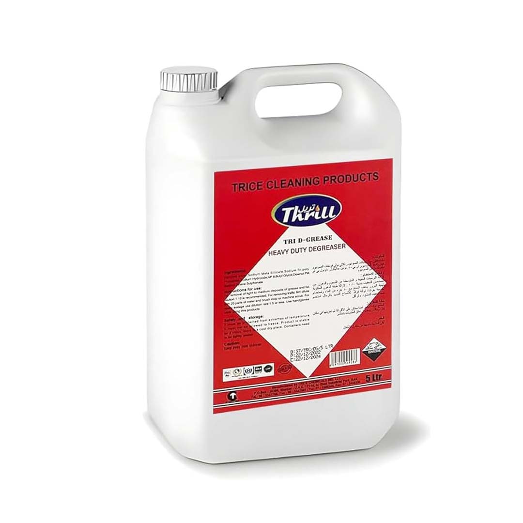 Thrill Tri D-Grease Heavy Duty Industrial Degreaser Cleaner 5 Liter