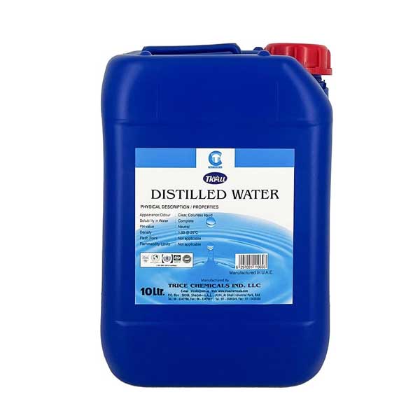 Thrill Distilled Water 10L Can Dealer in UAE