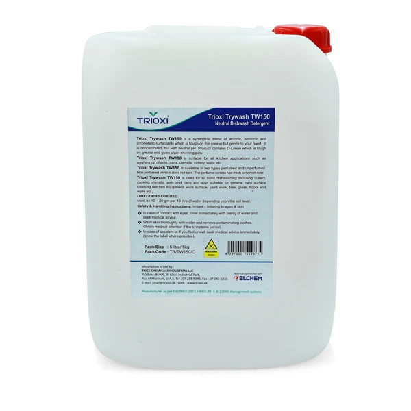 Trywash TW150 Neutral Dishwash Detergent Dubai UAE